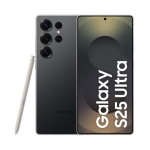 Samsung Galaxy S25 Ultra 5G AI Smartphone (Titanium Black, 12GB RAM, 51), 200MP Camera, S Pen Included, Long Battery Life
